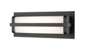 Millennium 8091-PBK Amster LED Outdoor Wall Mount, Powder coated Black Alternate Image 2.jpg