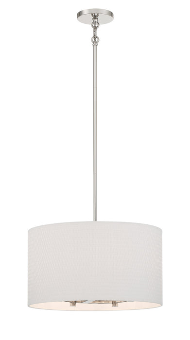 Minka-Lavery 3925-613 Palmetto Five Light Pendant, Polished Nickel Alternate Image.jpg