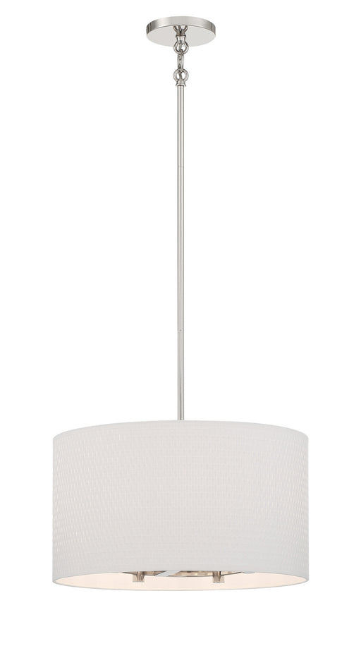 Minka-Lavery 3925-613 Palmetto Five Light Pendant, Polished Nickel Alternate Image.jpg