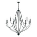 Capital Lighting 441601BI Bentley 12 Light Chandelier, Black Iron Alternate Image.jpg