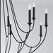 Capital Lighting 441601BI Bentley 12 Light Chandelier, Black Iron Alternate Image 3.jpg