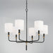 Capital Lighting 441961YA-702 Beckham Six Light Chandelier, Glossy Black and Aged Brass Alternate Image 2.jpg