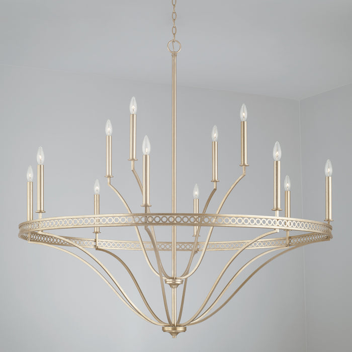Capital Lighting 443101WG Isabella 12 Light Chandelier, Winter Gold Alternate Image 2.jpg