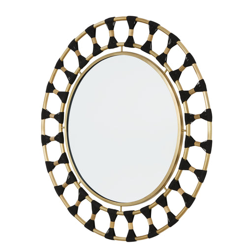 Capital Lighting 741101MM Mirror, Black Rope and Patinaed Brass Alternate Image.jpg