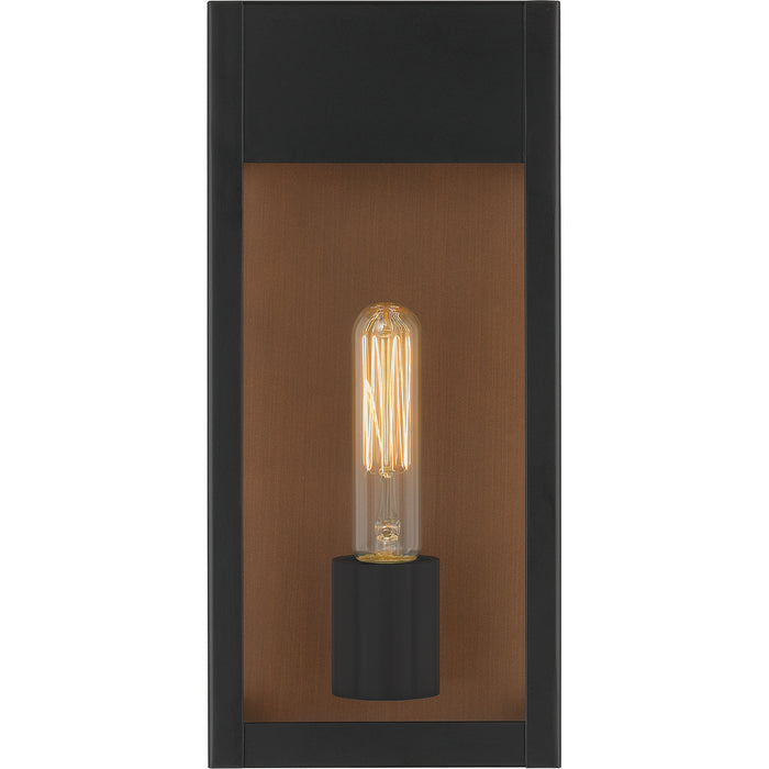 Quoizel MAE8406MBK Maren One Light Outdoor Wall Mount, Matte Black Alternate Image 2.jpg