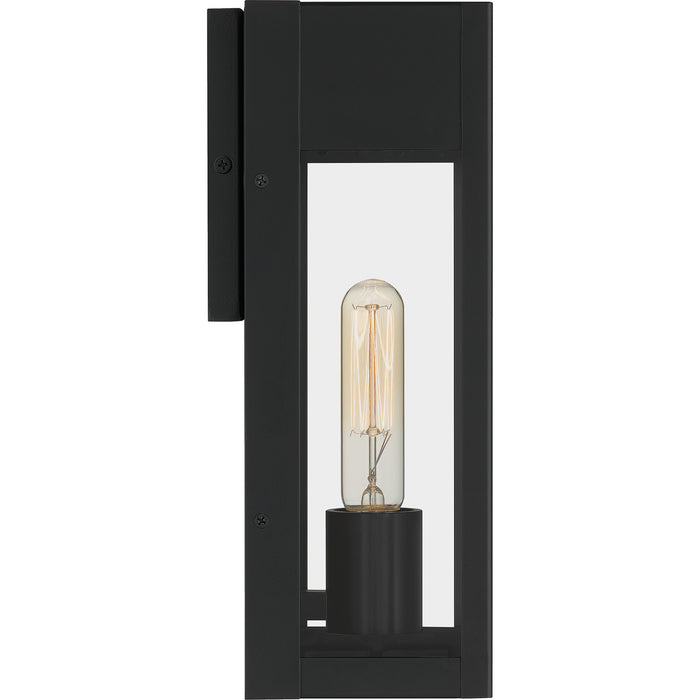 Quoizel MAE8406MBK Maren One Light Outdoor Wall Mount, Matte Black Alternate Image 3.jpg