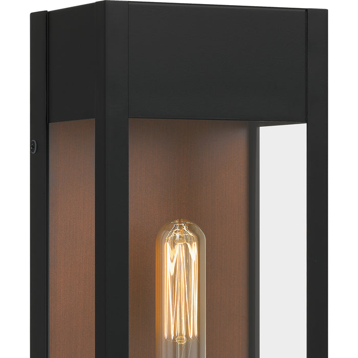 Quoizel MAE8406MBK Maren One Light Outdoor Wall Mount, Matte Black Alternate Image 4.jpg