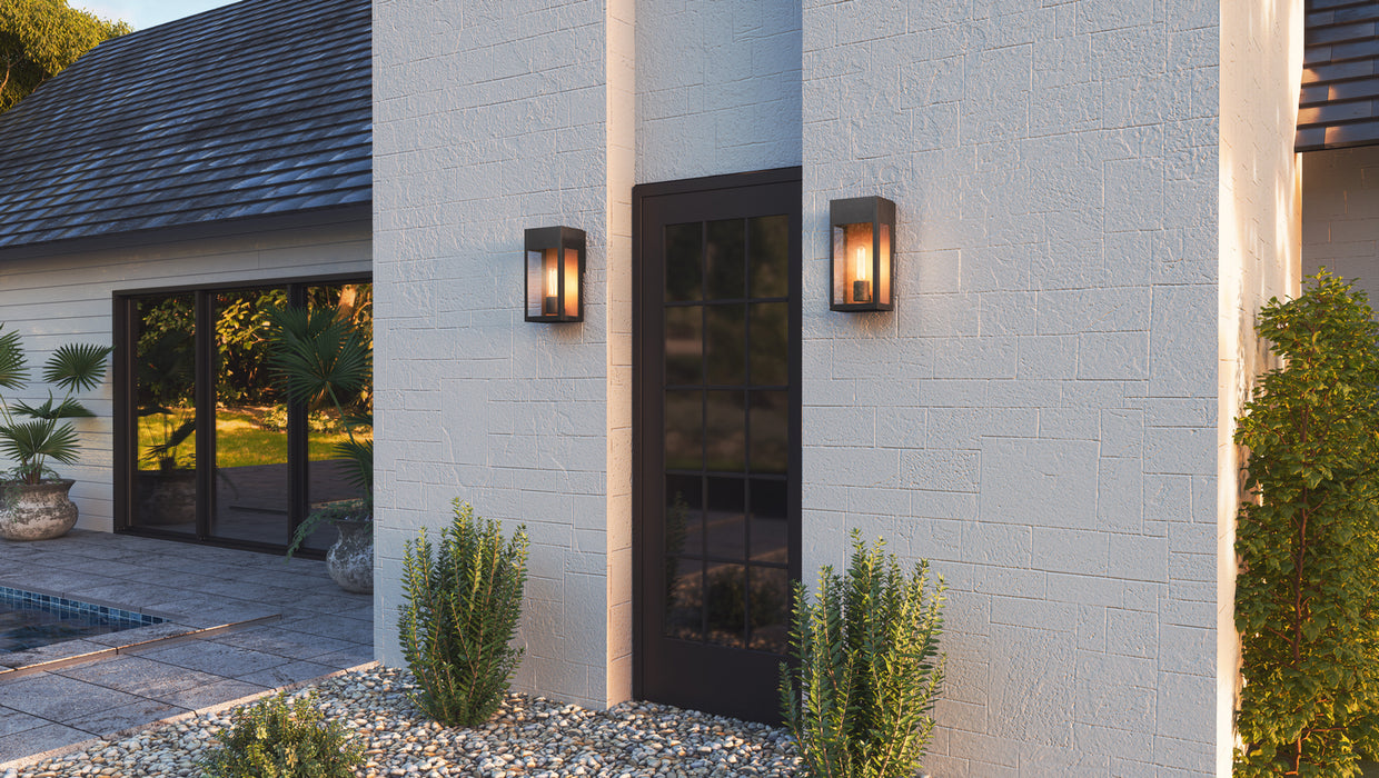 Quoizel MAE8406MBK Maren One Light Outdoor Wall Mount, Matte Black Alternate Image.jpg