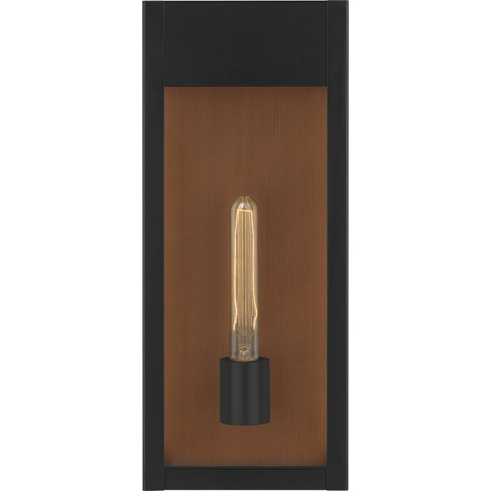 Quoizel MAE8408MBK Maren One Light Outdoor Wall Mount, Matte Black Alternate Image 2.jpg