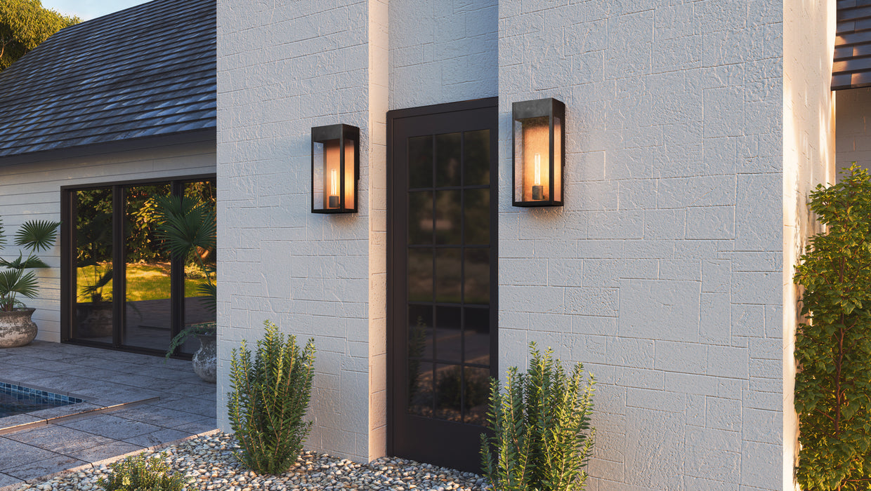 Quoizel MAE8408MBK Maren One Light Outdoor Wall Mount, Matte Black Alternate Image.jpg