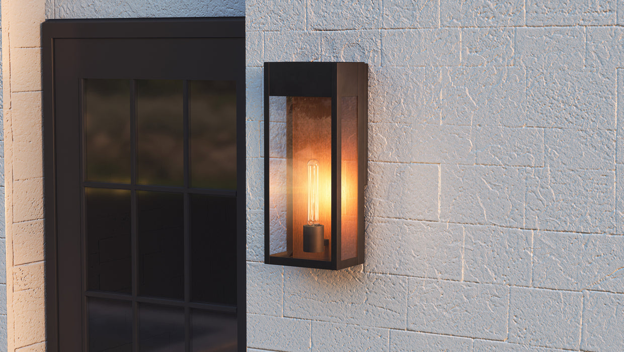 Quoizel MAE8408MBK Maren One Light Outdoor Wall Mount, Matte Black Alternate Image 6.jpg