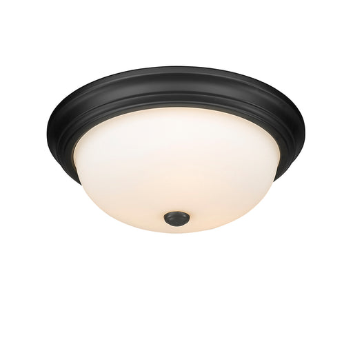 Millennium 4905-MB Three Light Flushmount, Matte Black Alternate Image.jpg