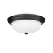 Millennium 4905-MB Three Light Flushmount, Matte Black Alternate Image 2.jpg
