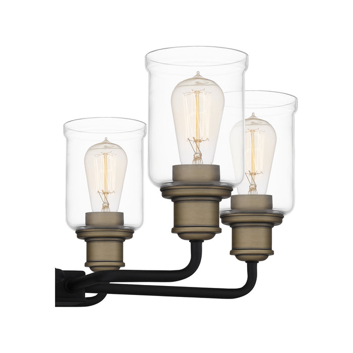 Quoizel COX5025MBK Cox Six Light Chandelier, Matte Black Alternate Image 4.jpg