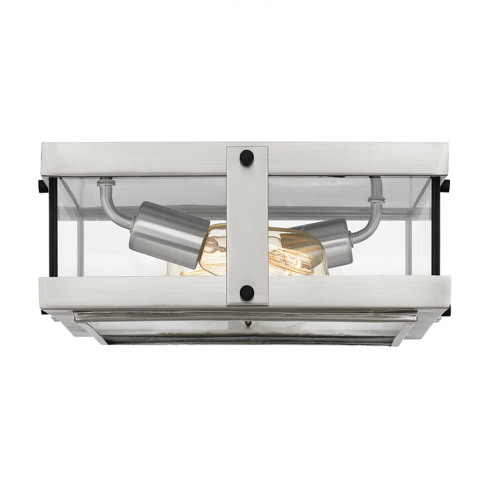 Quoizel QFL5347BN Beck Two Light Flush Mount, Brushed Nickel Alternate Image 2.jpg