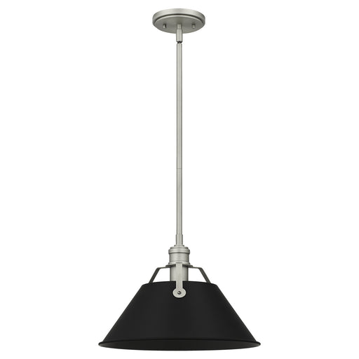 Quoizel QPP5343AN Jessup One Light Mini Pendant, Antique Nickel Alternate Image.jpg