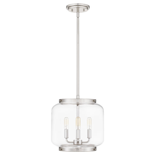 Quoizel TPY1512PK Tapley Three Light Pendant, Polished Nickel Alternate Image.jpg
