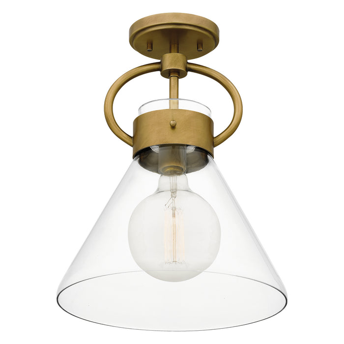 Quoizel WBS1712WS Webster One Light Semi Flush Mount, Weathered Brass Alternate Image 3.jpg