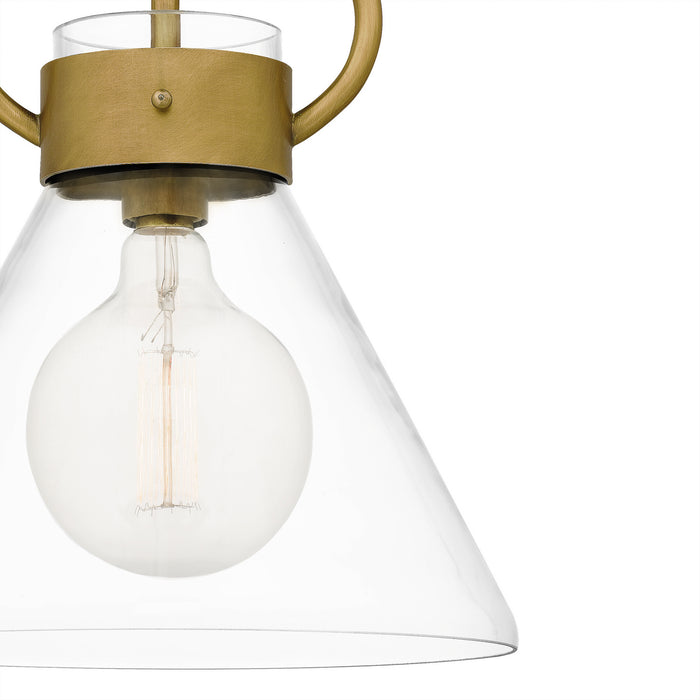Quoizel WBS1712WS Webster One Light Semi Flush Mount, Weathered Brass Alternate Image 4.jpg