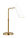 Visual Comfort Studio AET1011BBSMWT1 Tresa One Light Table Lamp, Matte White and Burnished Brass Alternate Image 2.jpg