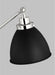 Visual Comfort Studio CT1101MBKPN1 Wellfleet One Light Desk Lamp, Midnight Black and Polished Nickel Alternate Image 2.jpg