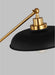 Visual Comfort Studio CT1111MBKBBS1 Wellfleet One Light Desk Lamp, Midnight Black and Burnished Brass Alternate Image 2.jpg