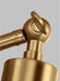 Visual Comfort Studio CT1111MWTBBS1 Wellfleet One Light Desk Lamp, Matte White and Burnished Brass Alternate Image 3.jpg