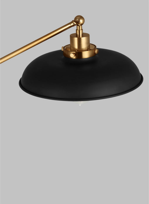 Visual Comfort Studio CT1141MBKBBS1 Wellfleet One Light Floor Lamp, Midnight Black and Burnished Brass Alternate Image 2.jpg