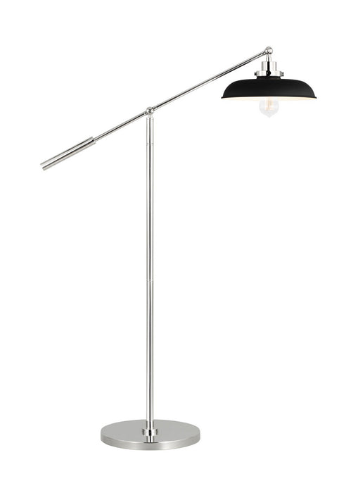 Visual Comfort Studio CT1141MBKPN1 Wellfleet One Light Floor Lamp, Midnight Black and Polished Nickel Alternate Image.jpg