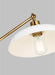 Visual Comfort Studio CT1141MWTBBS1 Wellfleet One Light Floor Lamp, Matte White and Burnished Brass Alternate Image 2.jpg