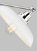 Visual Comfort Studio CT1141MWTPN1 Wellfleet One Light Floor Lamp, Matte White and Polished Nickel Alternate Image 2.jpg