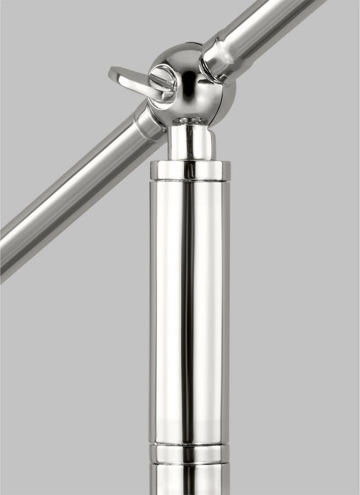 Visual Comfort Studio CT1141MWTPN1 Wellfleet One Light Floor Lamp, Matte White and Polished Nickel Alternate Image 3.jpg