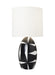 Visual Comfort Studio HT1041WLBL1 Franz One Light Table Lamp, White Leather W Black Leather Alternate Image.jpg