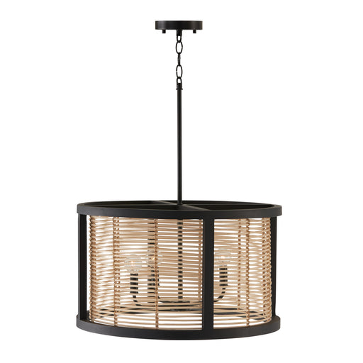 Capital Lighting 344061FK Rico Four Light Pendant, Flat Black Alternate Image.jpg