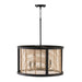 Capital Lighting 344061FK Rico Four Light Pendant, Flat Black Alternate Image.jpg