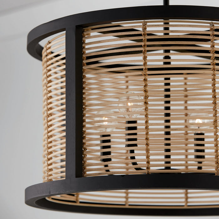 Capital Lighting 344061FK Rico Four Light Pendant, Flat Black Alternate Image 2.jpg
