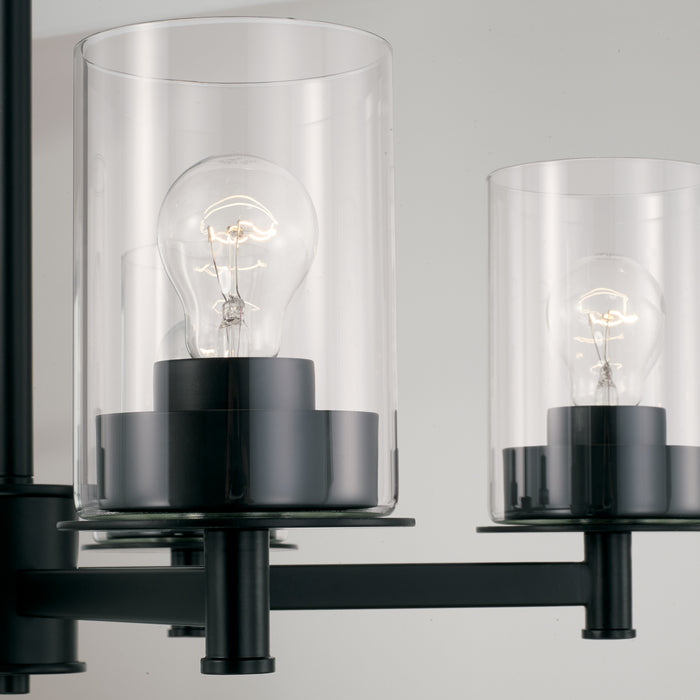 Capital Lighting 446851MB-532 Mason Five Light Chandelier, Matte Black Alternate Image 2.jpg