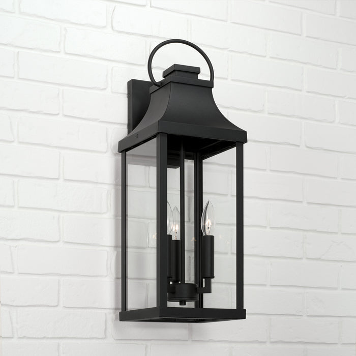 Capital Lighting 946431BK Bradford Three Light Outdoor Wall Lantern, Black Alternate Image 2.jpg