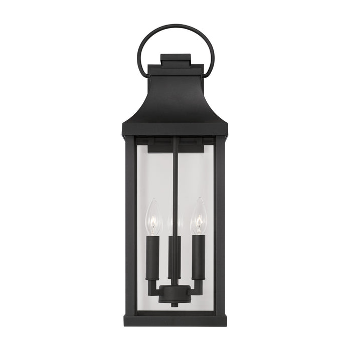 Capital Lighting 946431BK Bradford Three Light Outdoor Wall Lantern, Black Alternate Image 3.jpg