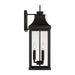 Capital Lighting 946431BK Bradford Three Light Outdoor Wall Lantern, Black Alternate Image 4.jpg