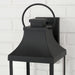 Capital Lighting 946441BK-GL Bradford One Light Outdoor Wall Lantern, Black Alternate Image.jpg