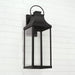 Capital Lighting 946441BK-GL Bradford One Light Outdoor Wall Lantern, Black Alternate Image 2.jpg