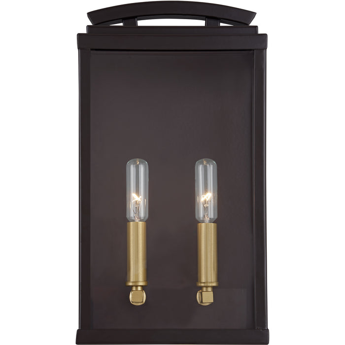 Quoizel ALM8408WT Alma Two Light Outdoor Wall Lantern, Western Bronze Alternate Image 2.jpg