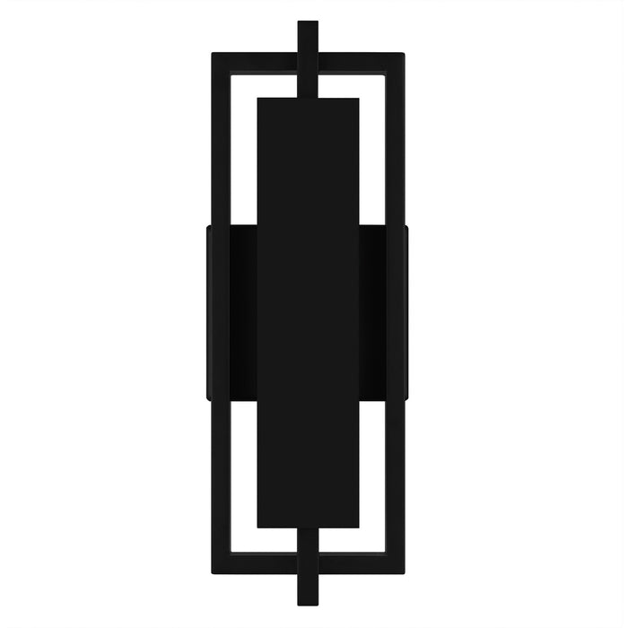 Quoizel PNT8306MBK Pointsett LED Outdoor Wall Lantern, Matte Black Alternate Image.jpg