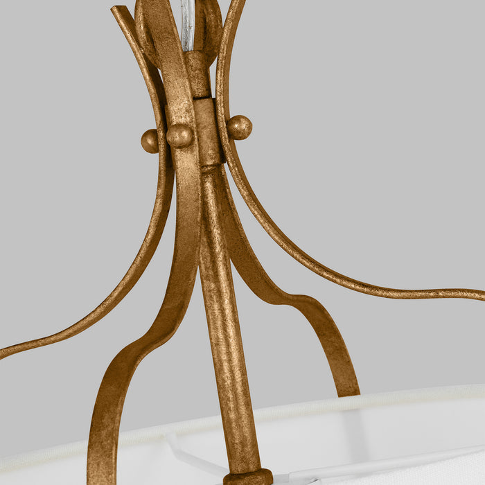 Visual Comfort Studio AP1241ADB Leander One Light Pendant, Antique Gild Alternate Image 3.jpg