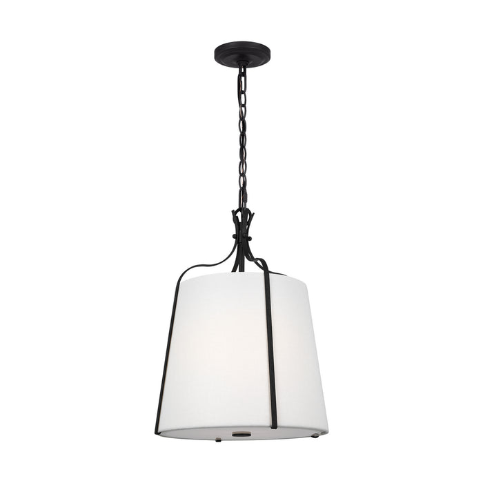 Visual Comfort Studio AP1241SMS Leander One Light Pendant, Smith Steel Alternate Image 2.jpg