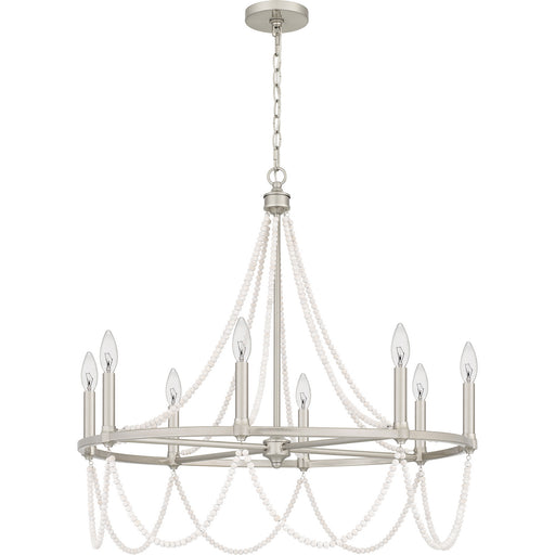 Quoizel BGA5030BN Brigitta Eight Light Chandelier, Brushed Nickel Alternate Image.jpg