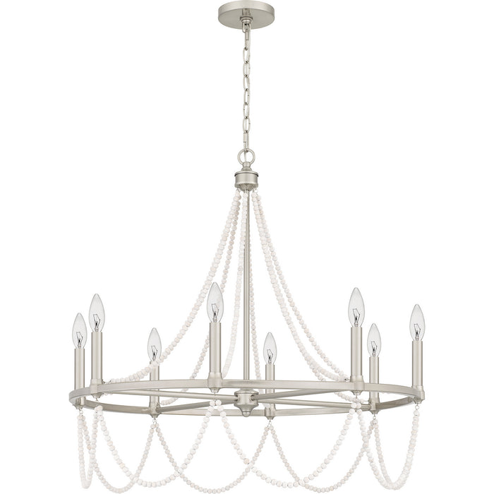 Quoizel BGA5030BN Brigitta Eight Light Chandelier, Brushed Nickel Alternate Image.jpg