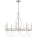 Quoizel BGA5030BN Brigitta Eight Light Chandelier, Brushed Nickel Alternate Image.jpg