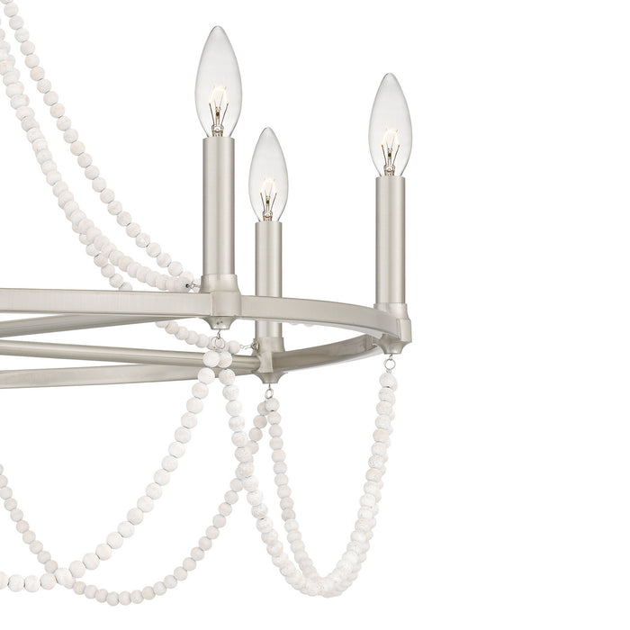 Quoizel BGA5030BN Brigitta Eight Light Chandelier, Brushed Nickel Alternate Image 4.jpg